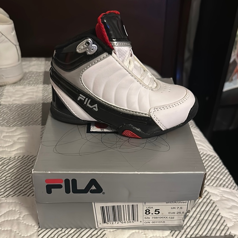 Fila White and Black Sneakers for Active Play